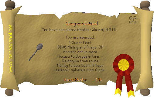 Quest terminada!